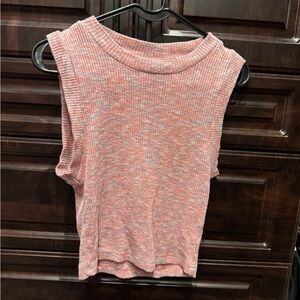 And now this Sleeveless Pink Knit Top SMALL